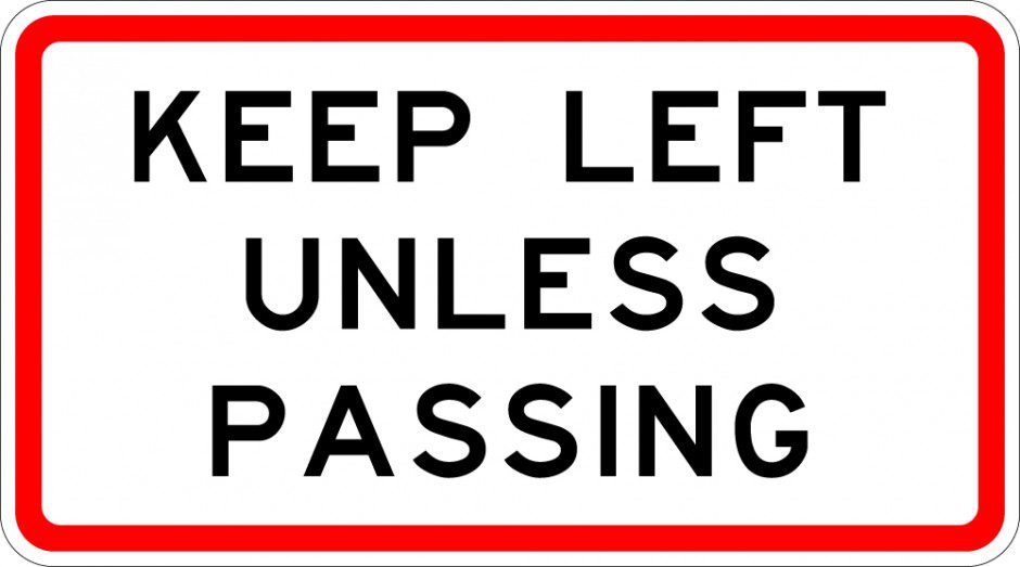 What’s wrong with the left lane?