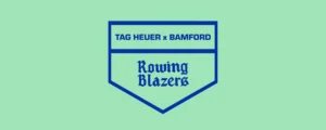 A teaser image of the Rowing Blazers x Bamford x Tag Heuer collaboration.