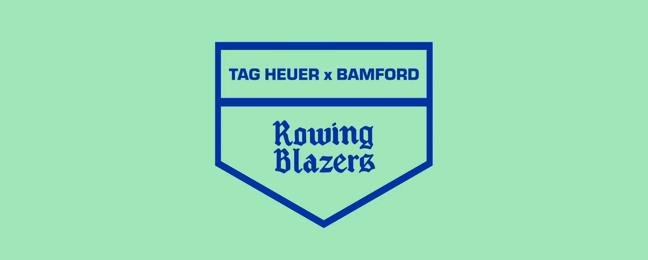 A teaser image of the Rowing Blazers x Bamford x Tag Heuer collaboration.
