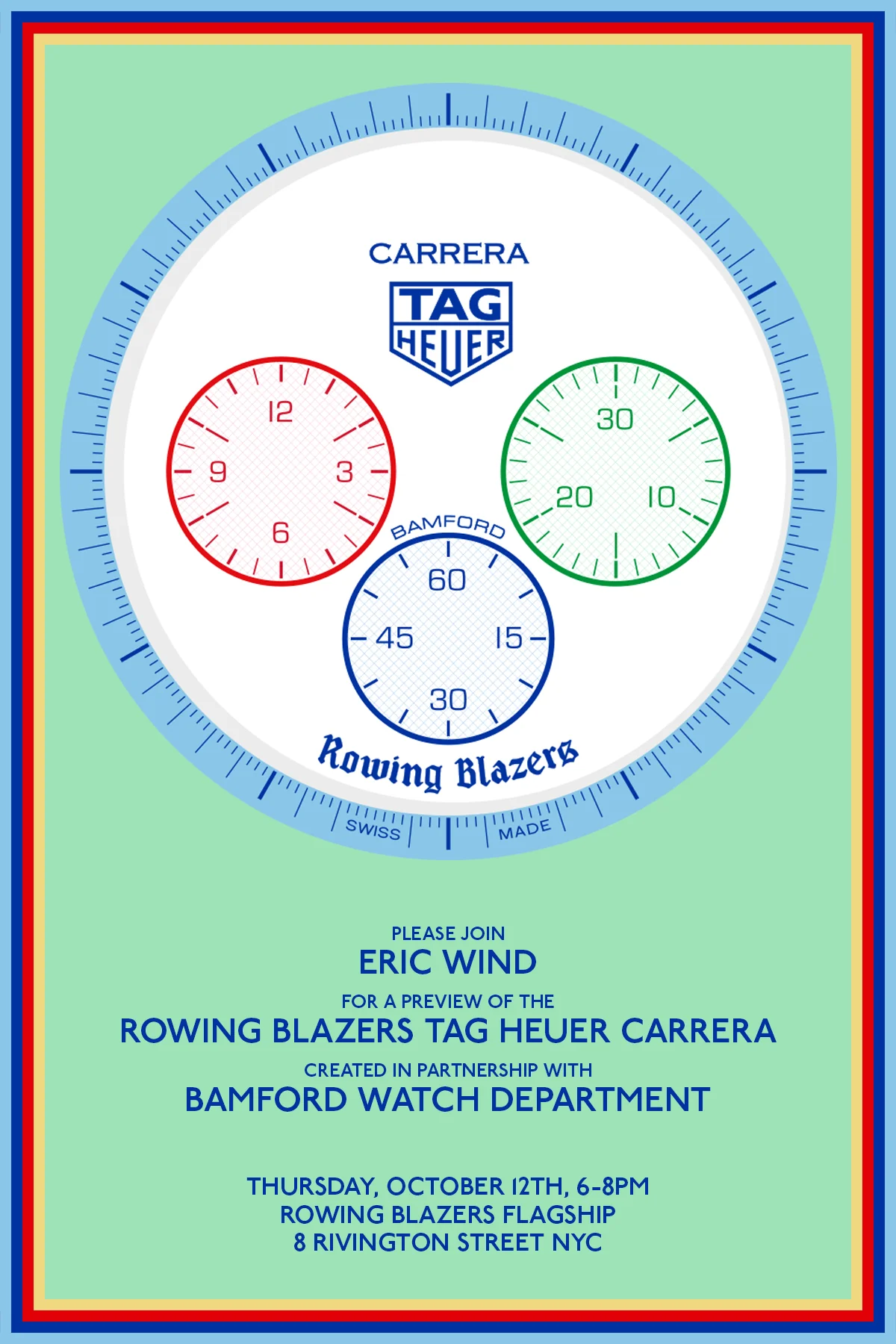 Rowing Blazers Announces Tag Heuer Collab with Bamford Tarmac