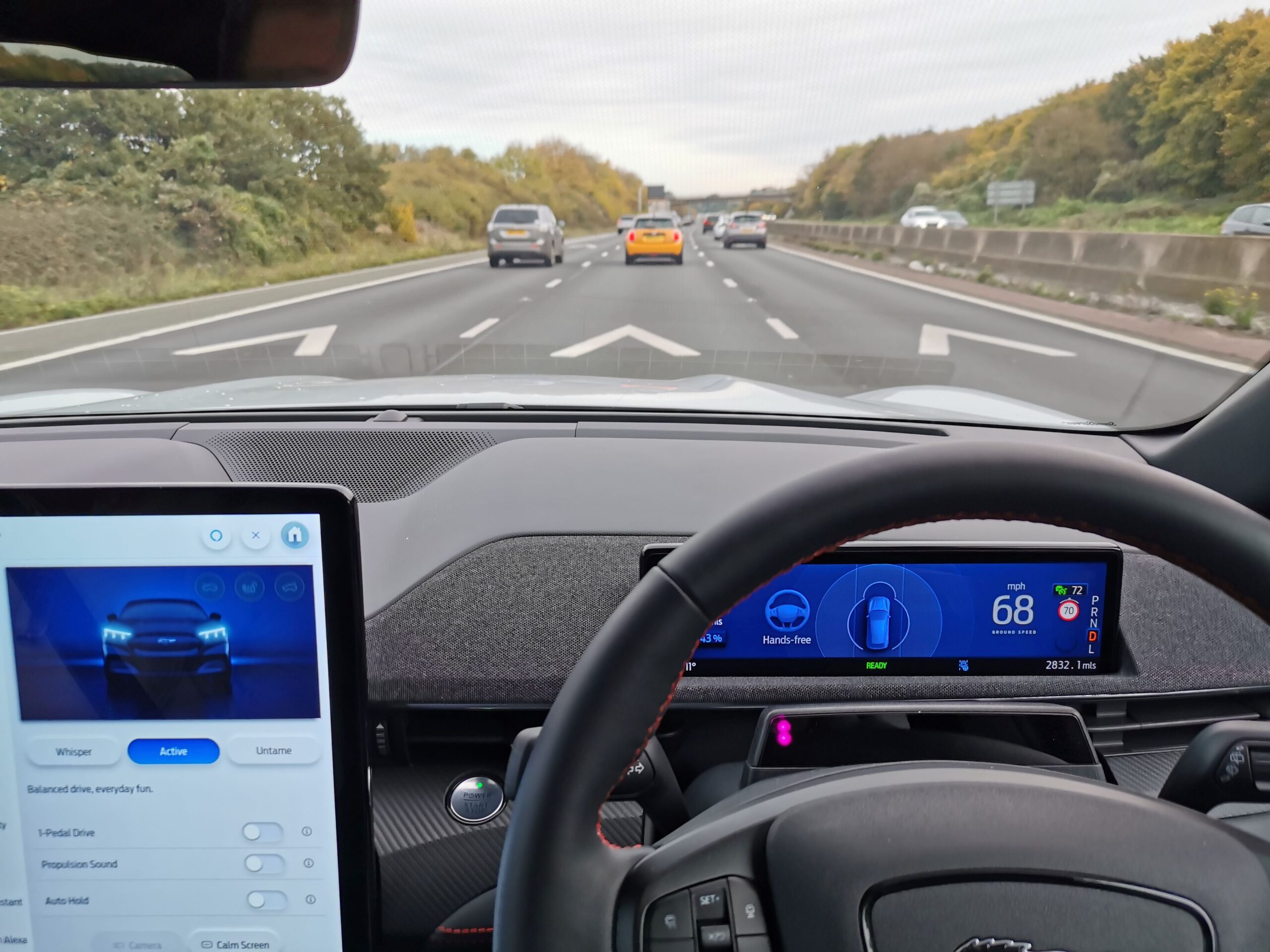 Ford Mustang Mach-E BlueCruise hands free experience