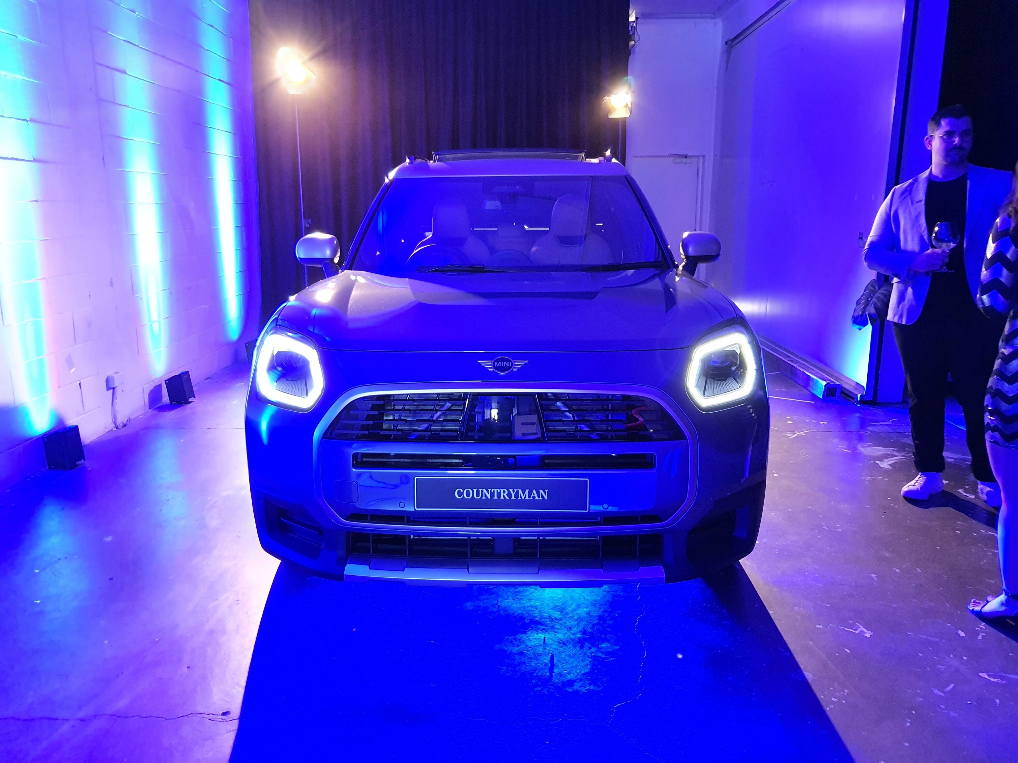 Front on view of a 2024 Mini Countryman S