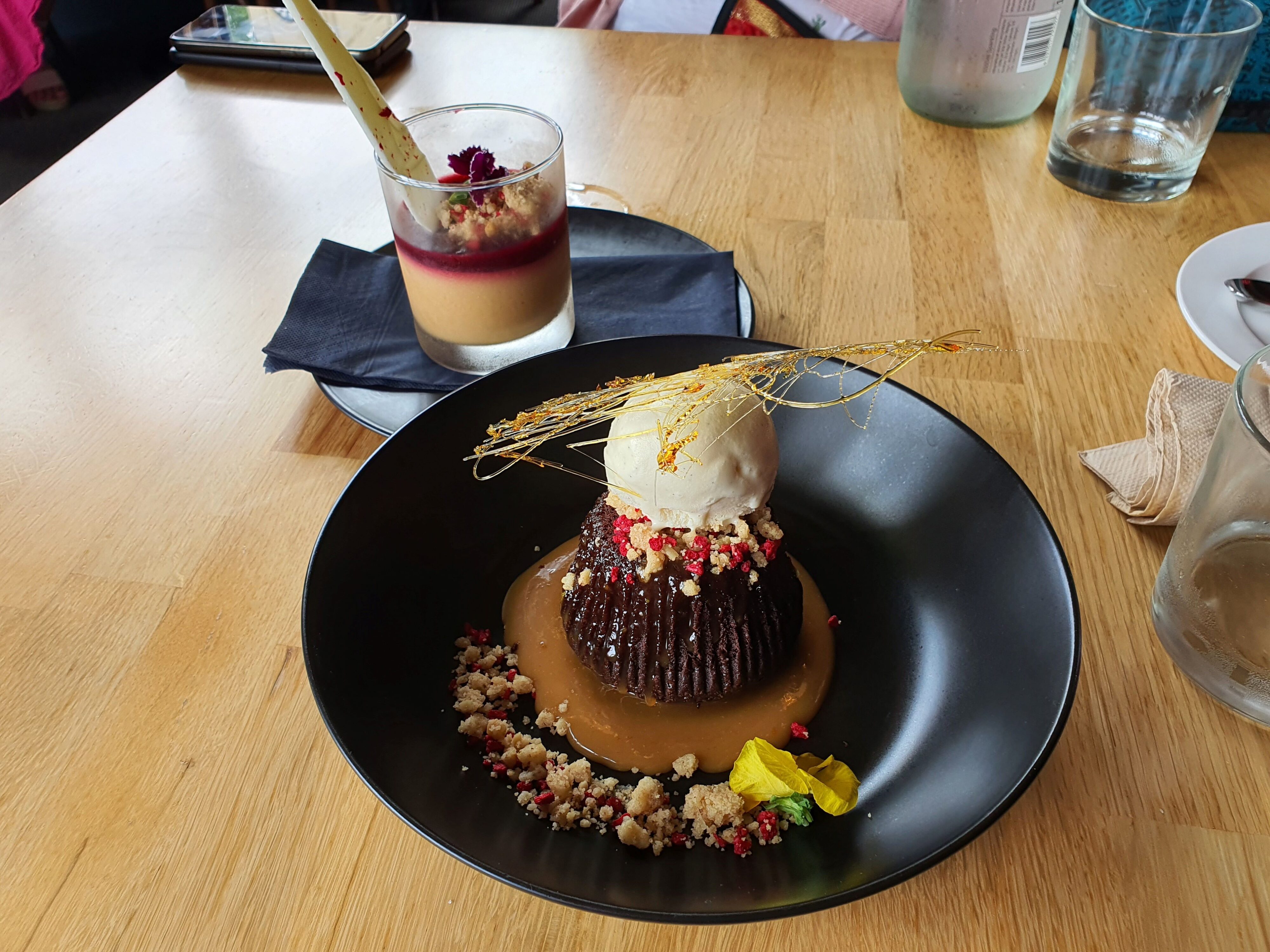 Photo of desserts at Alpha Street Kitchen & Bar, Cambridge, Waikato, New Zealand.