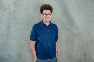 Photo of Mattia Binotto against a grey background.