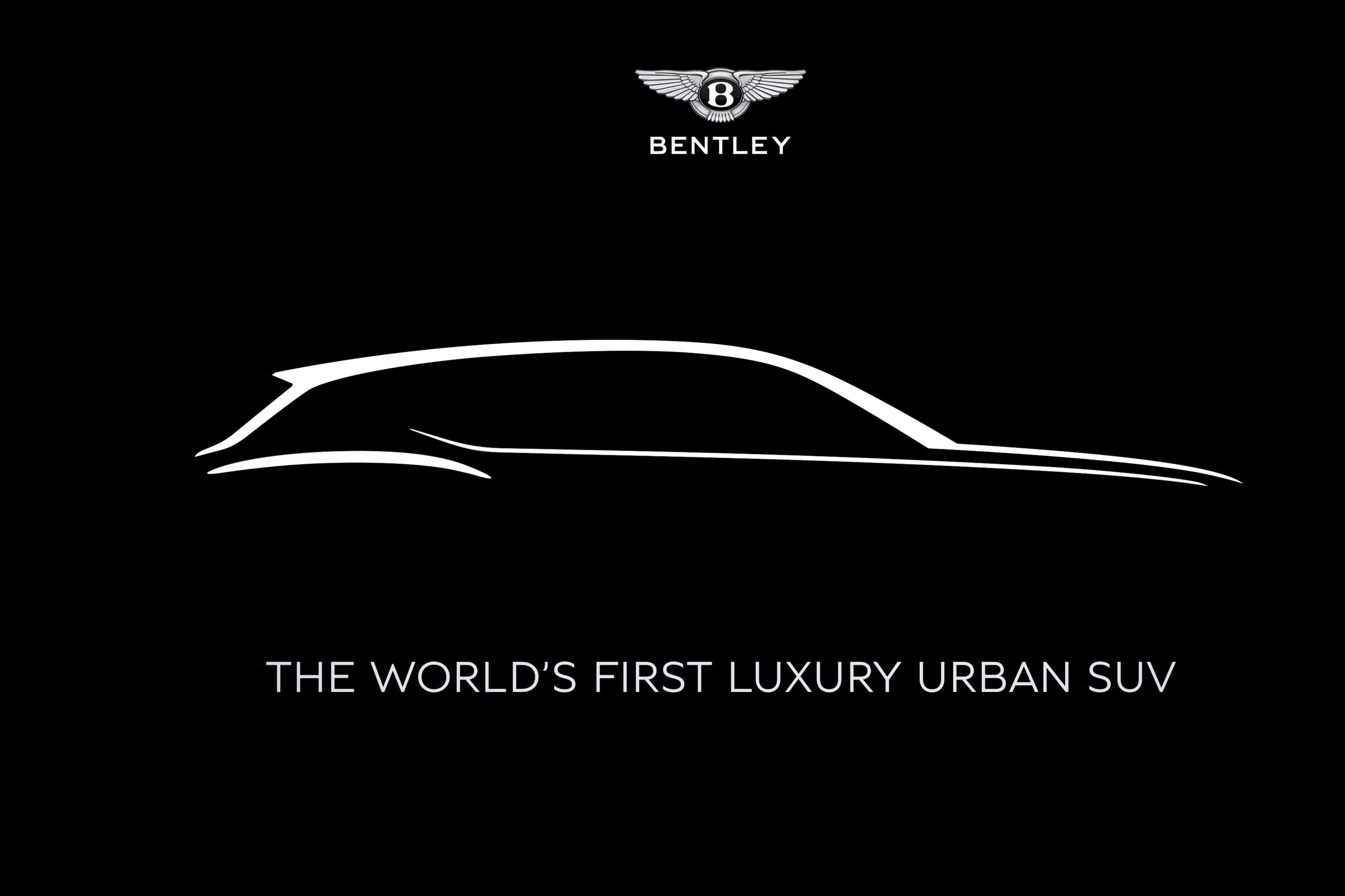A teaser of Bentley's first ever Luxury Urban SUV.