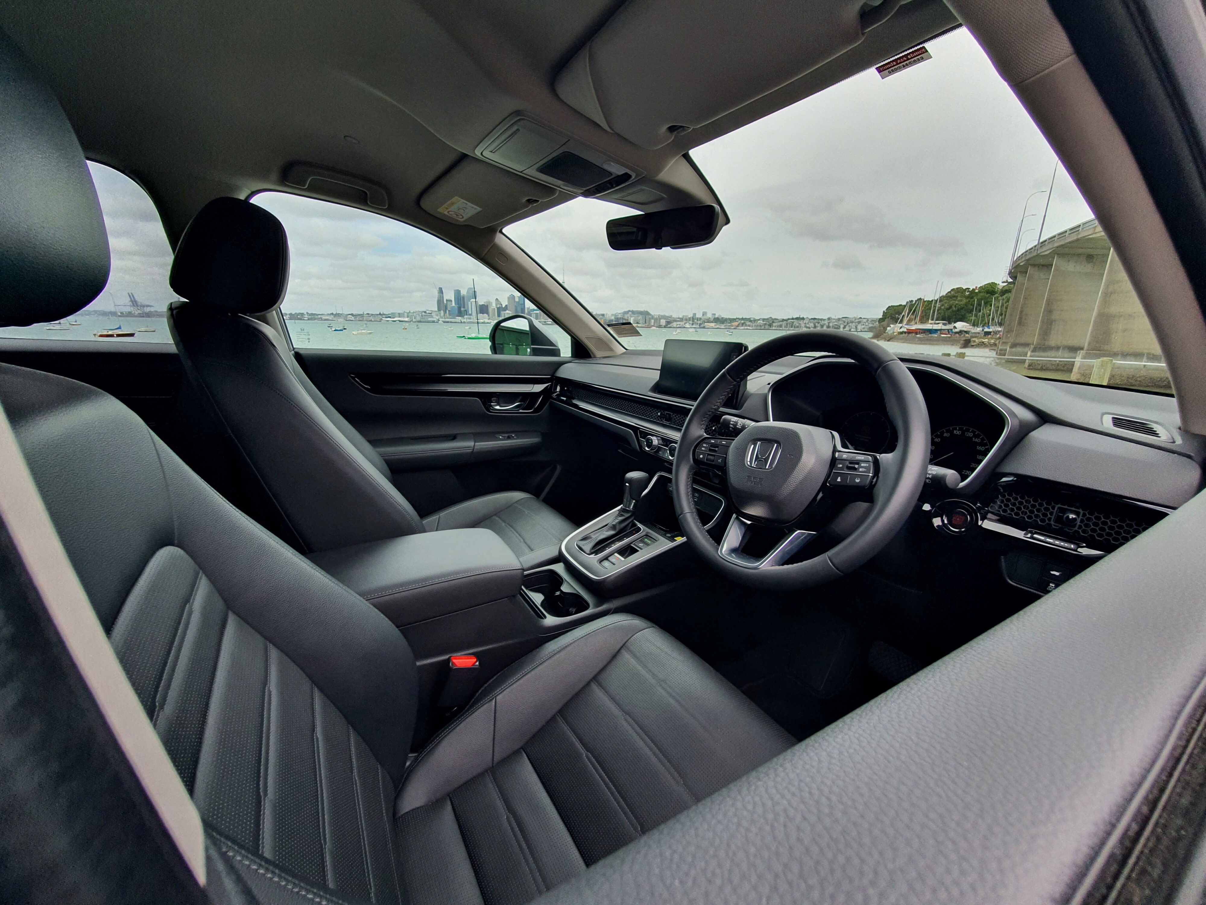 Interior view of a 2024 Honda CR-V AWD in Silver.