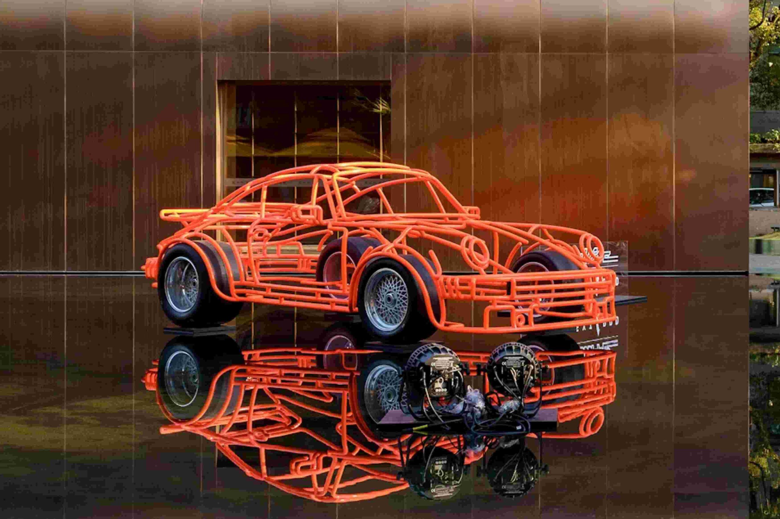 Porsche 934 sculpture
