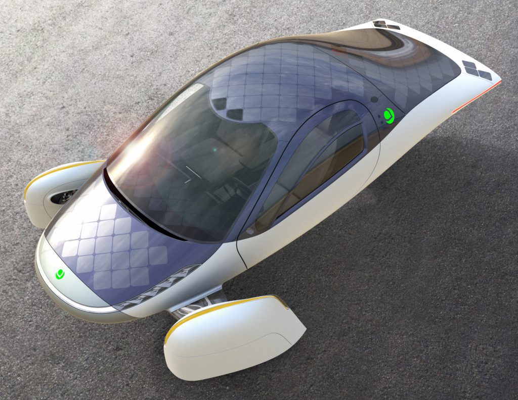 The Aptera solar vehicle