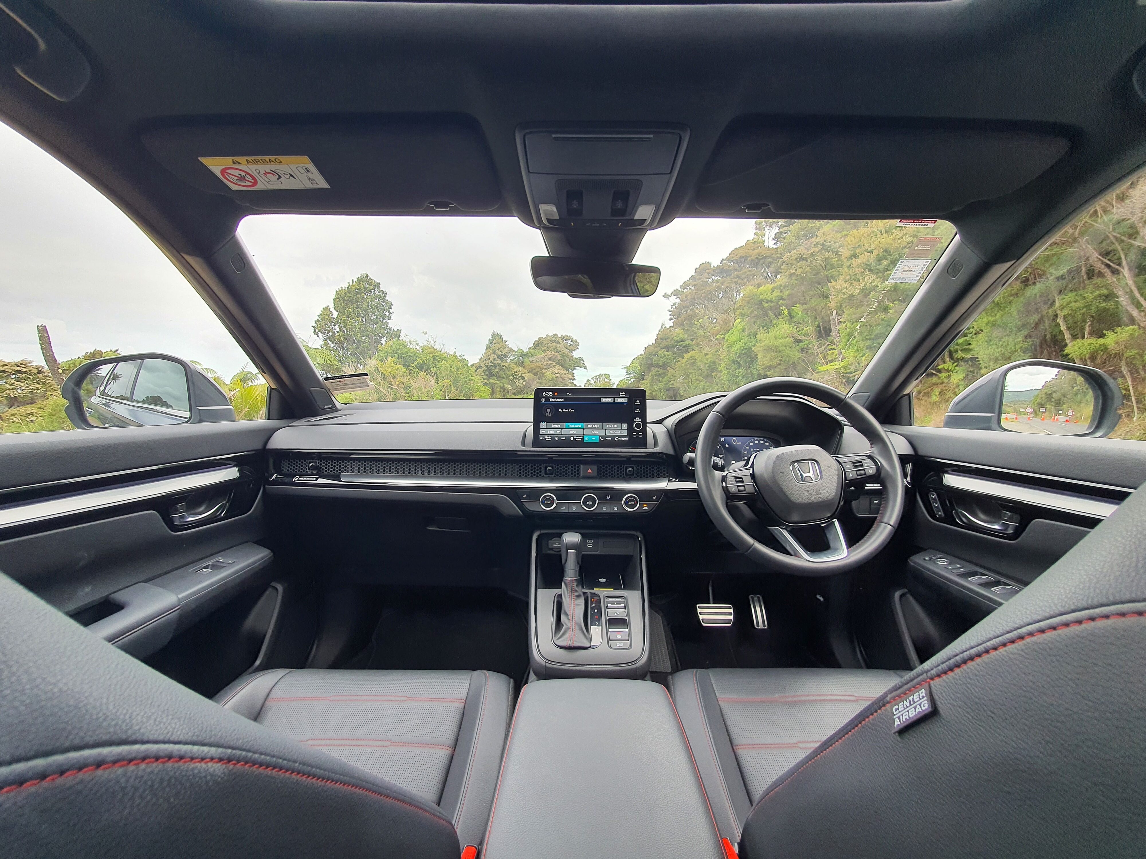 Interior view of a 2024 Honda CR-V RS e:HEV.