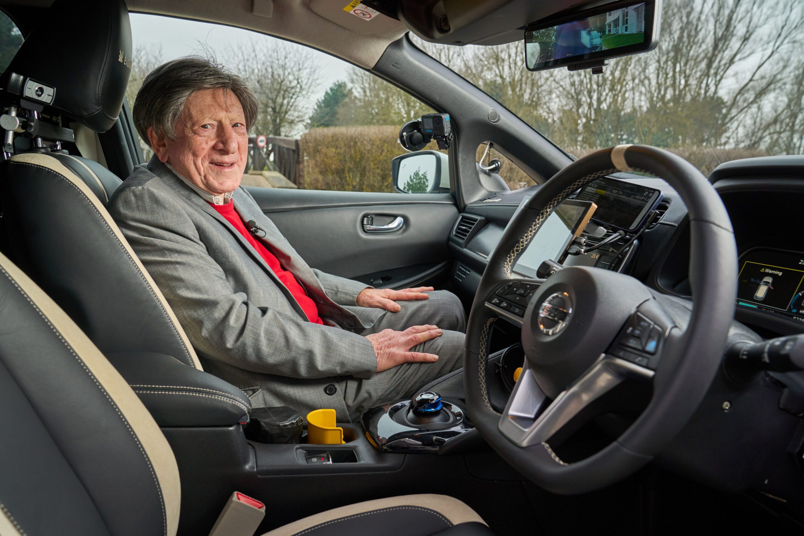 93-Year-Old Drives Hands-Free in a Nissan