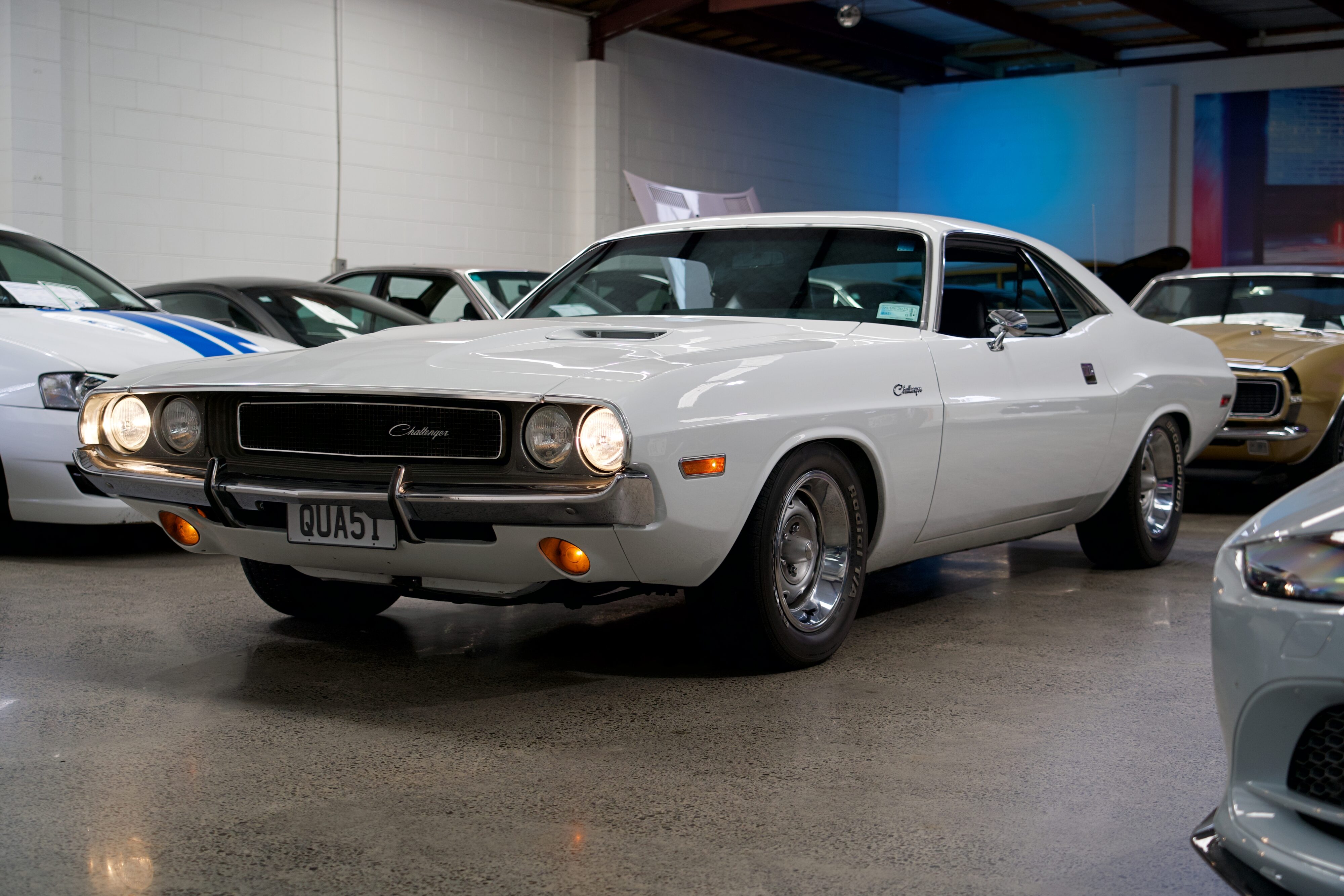 A White (Challenger) Knuckle Ride - This Vanishing Point Tribute car could be yours! 