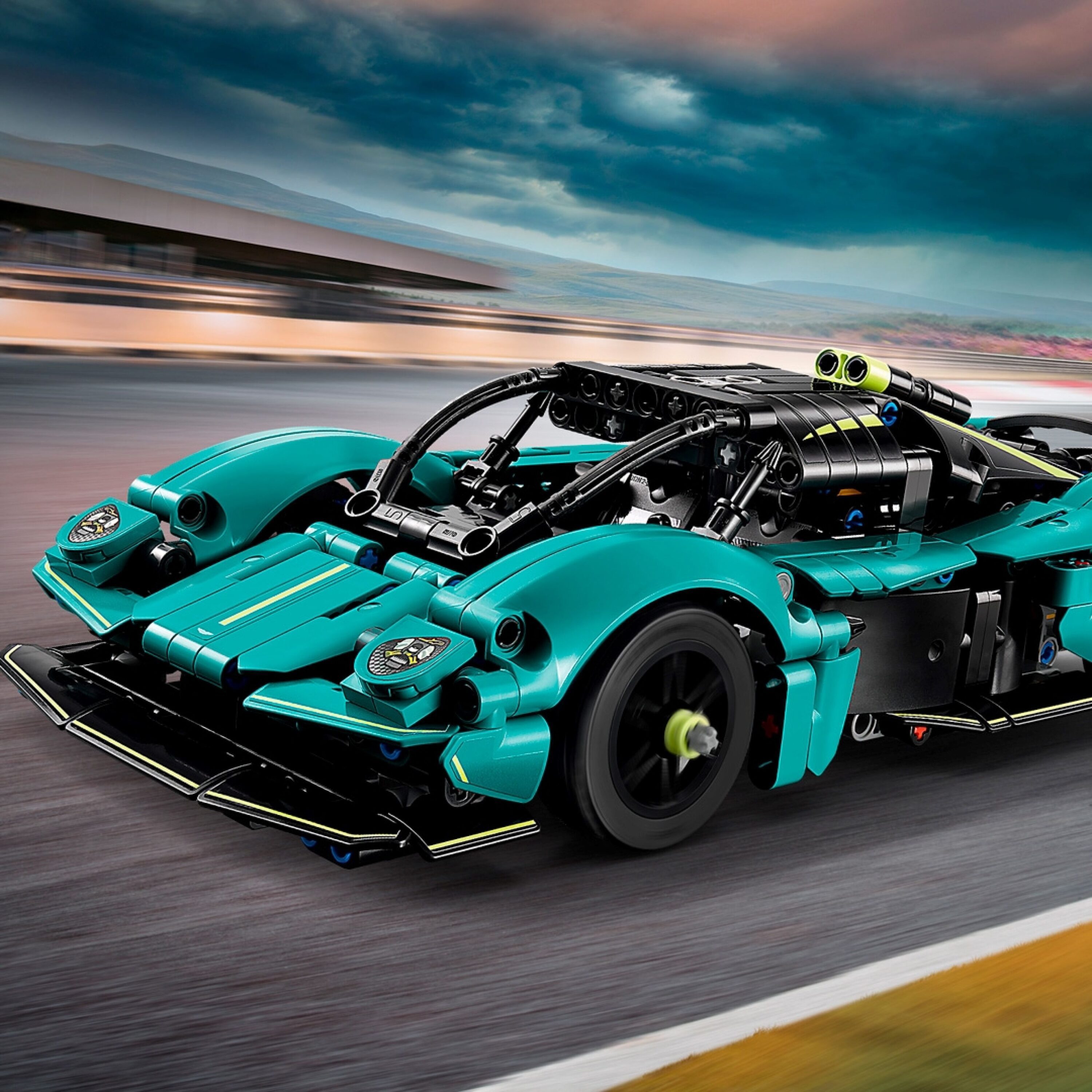 Aston Martin Valkyrie in pieces - LEGO pieces that is