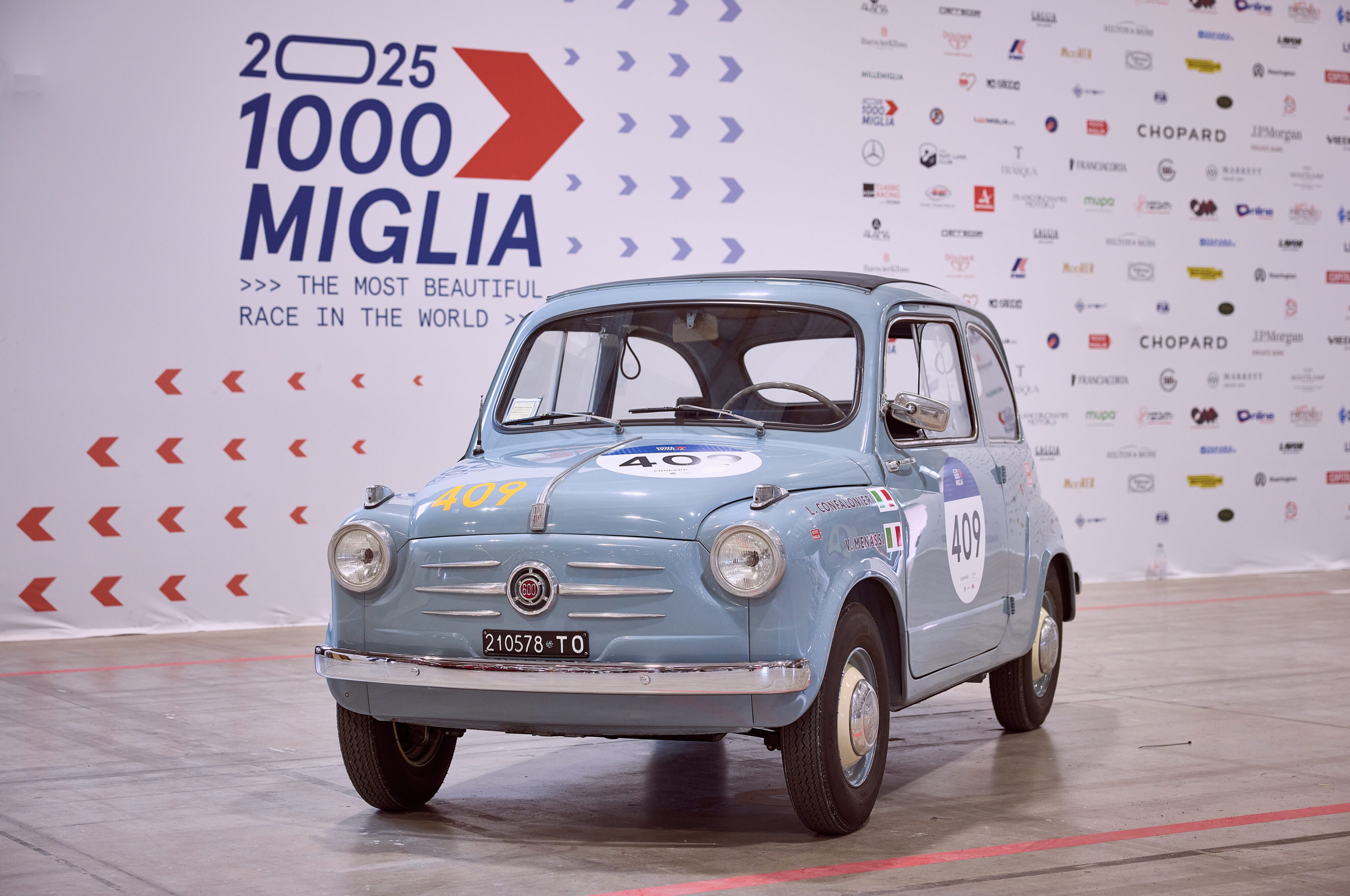 Fiat 600 celebrates 70th at the 1000 Miglia
