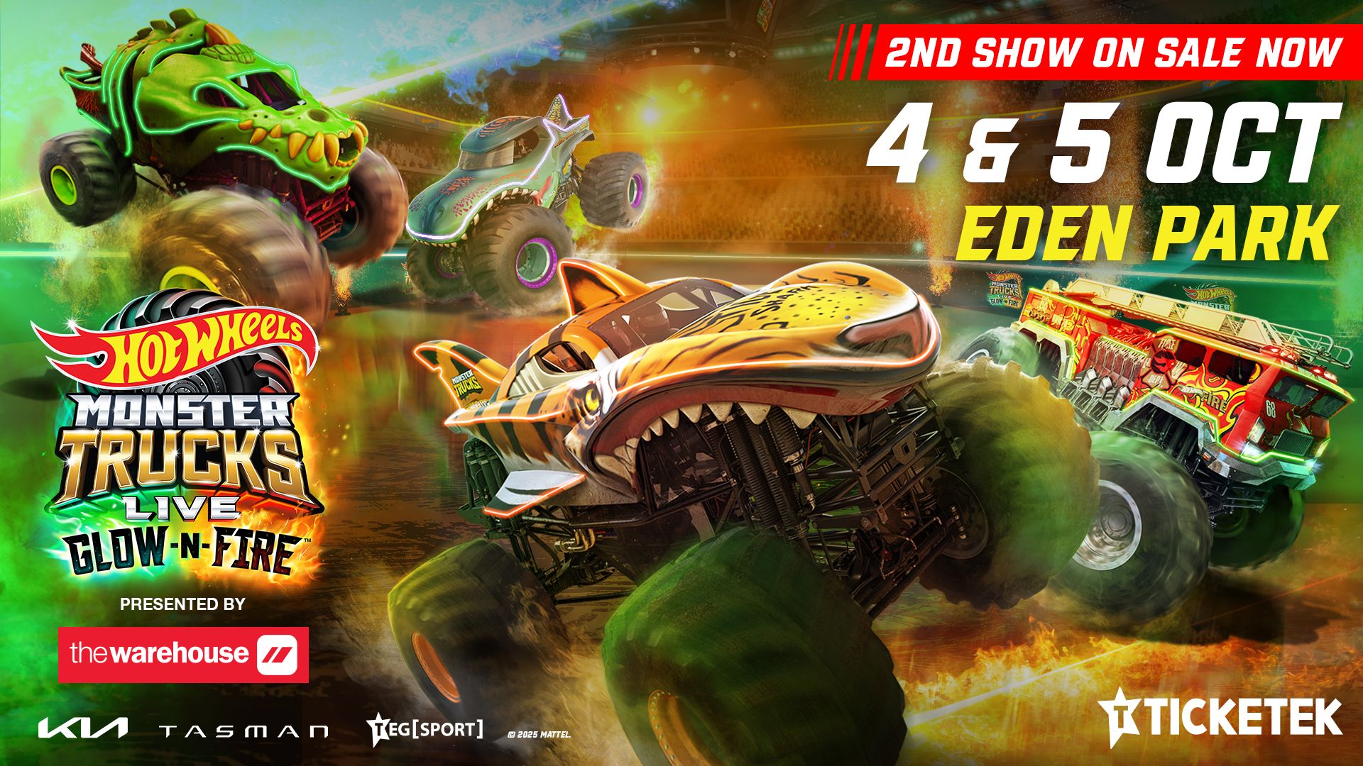 Kiwis Go Bonkers for Bigfoot - Hot Wheels Smashes Global Records at Eden Park