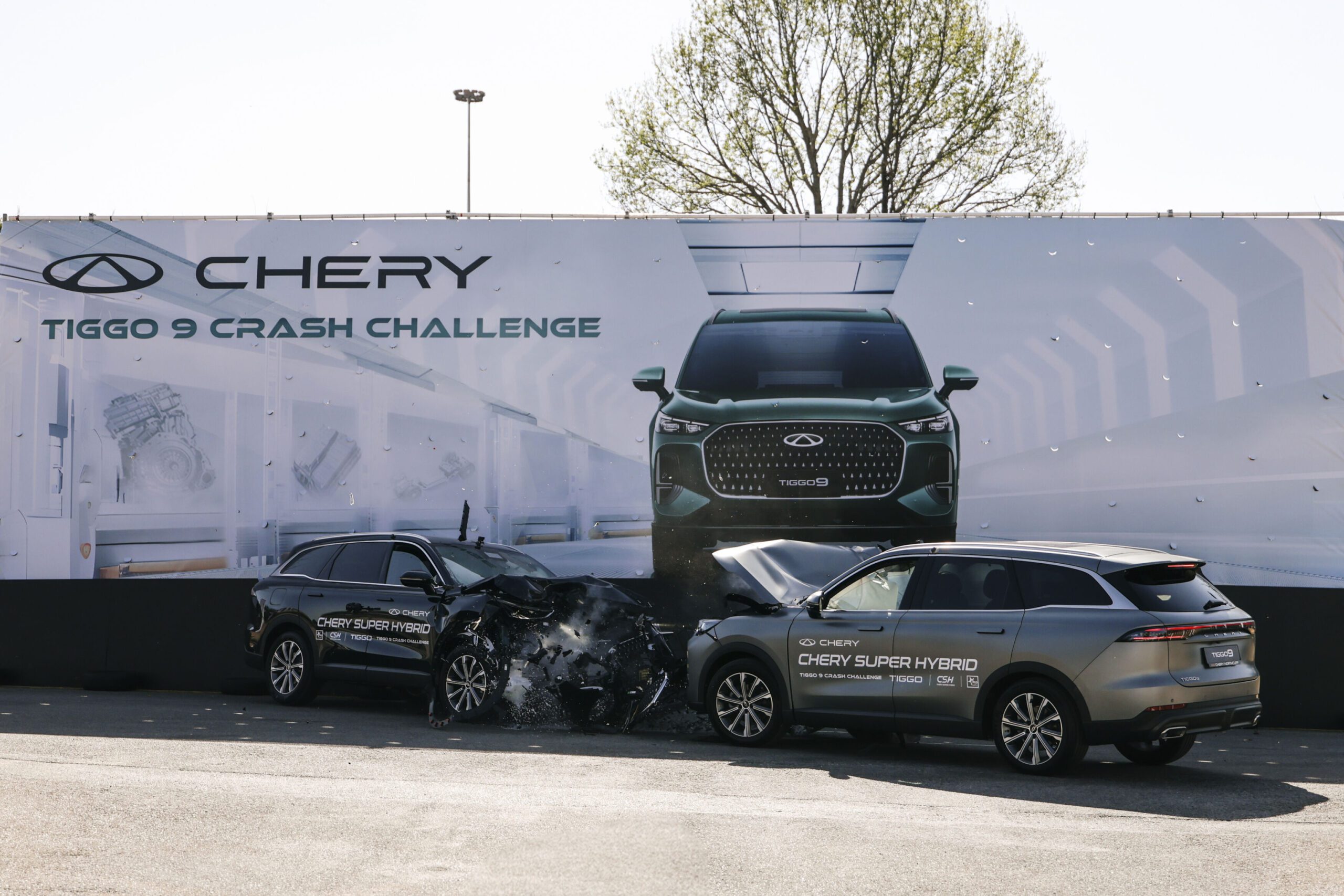 Tough as, Tiggo - Chery Tiggo 9 dual-vehicle collision test