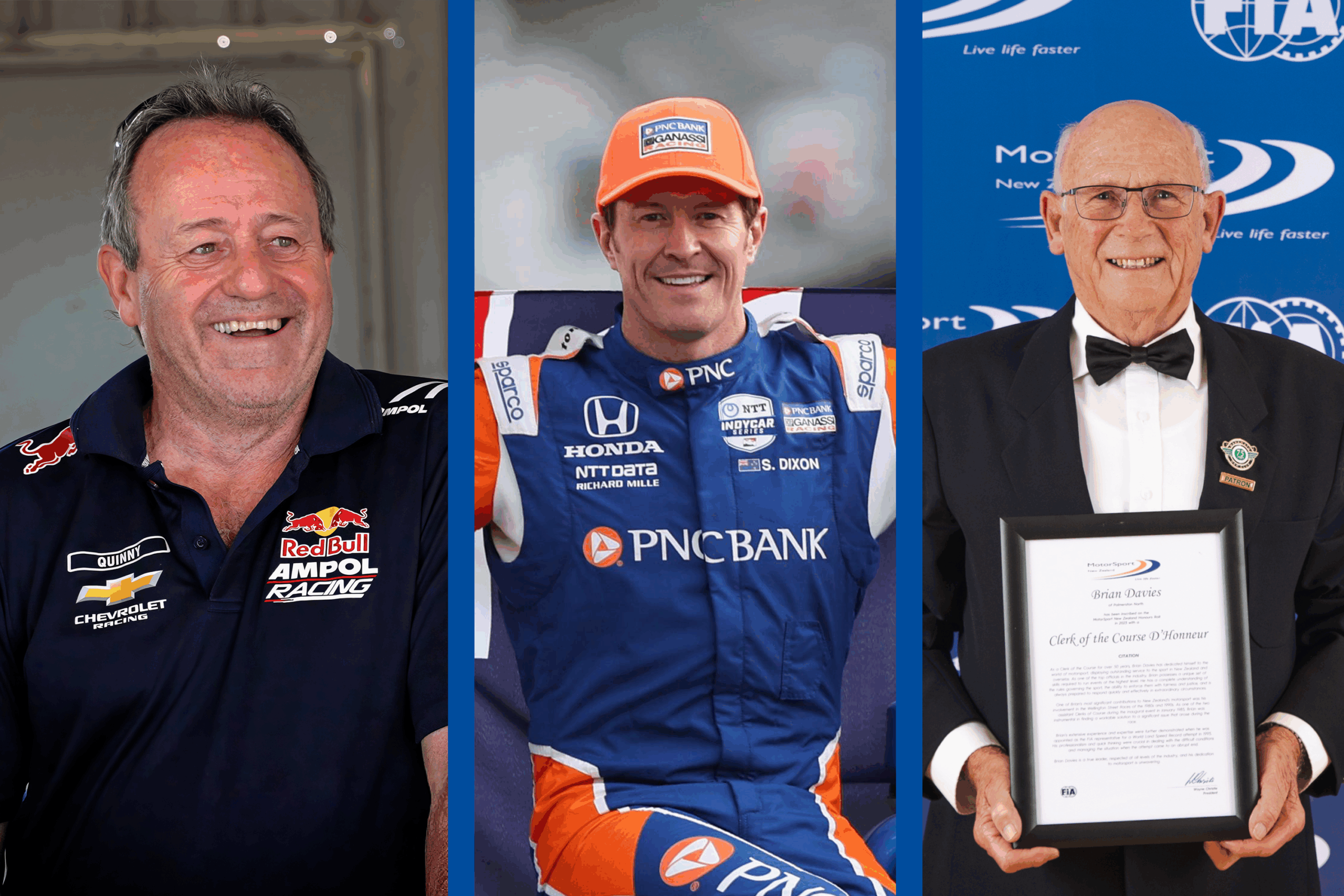 Three Motorsport Legends Honoured - NZ Celebrated for Excellence in Racing